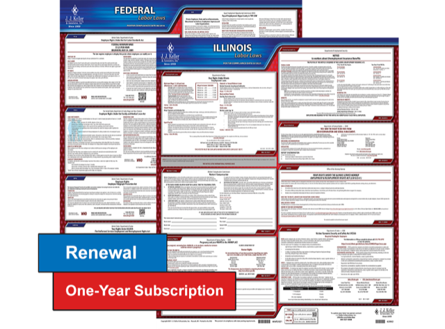 Renewal for Labor Law Posters One-Year Subscription Image 0