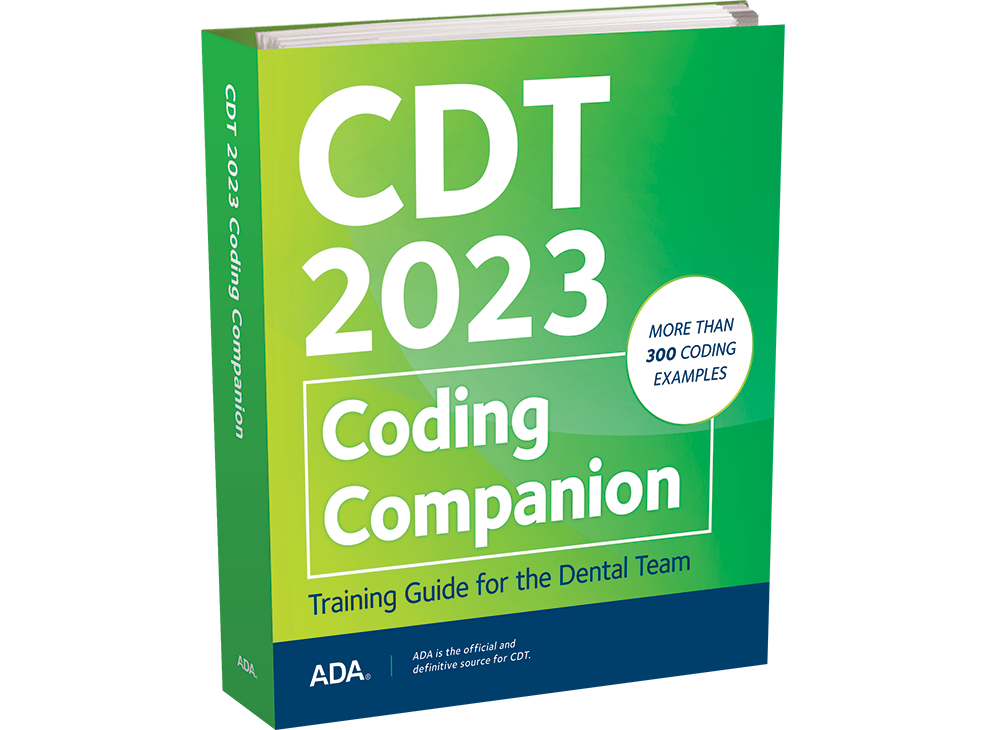 CDT 2023 Coding Companion: Training Guide for the Dental Team Image 0