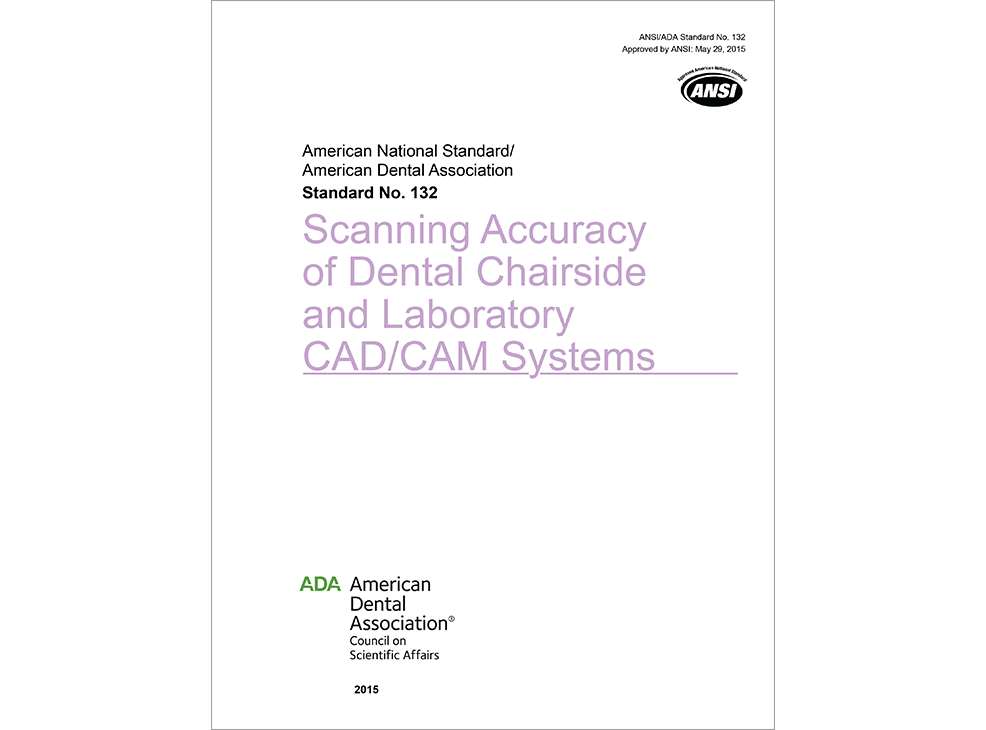 ANSI/ADA Standard  No. 132 Scanning Accuracy of Dental Chair Side and Laboratory-E-BK Image 0