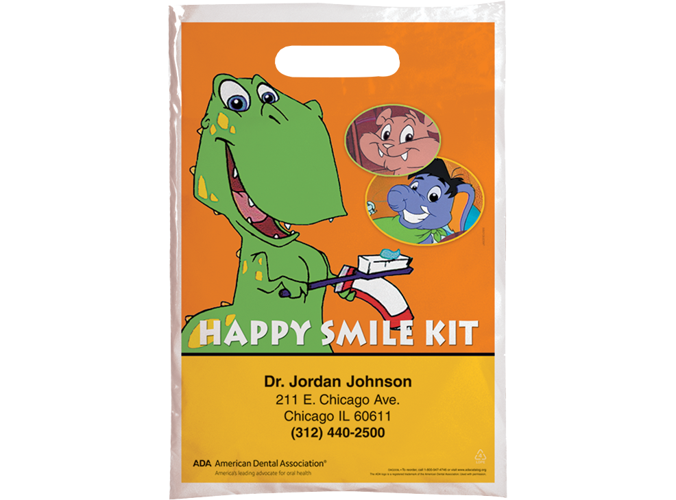 PERSONALIZED Dudley Happy Smile Kit Small Supply Bag