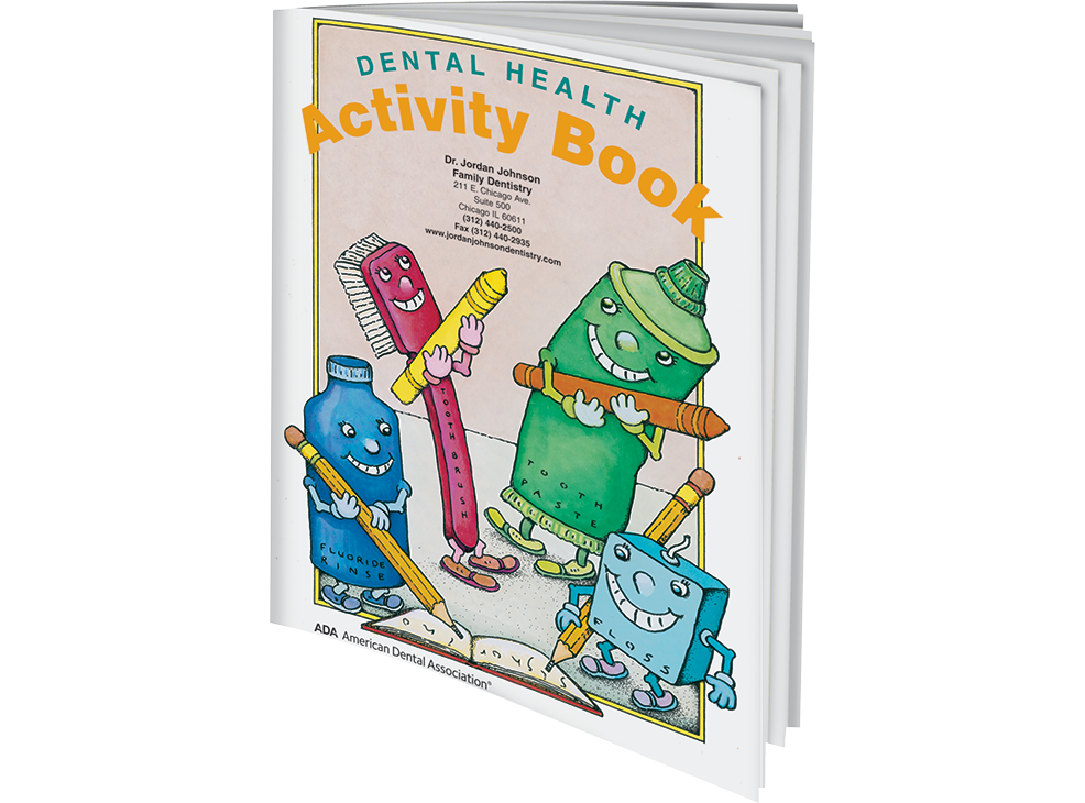 PERSONALIZED Dental Health Activity Book