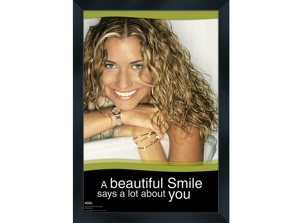 16" x 20" Framed Wall Art, A Beautiful Smile Image 1