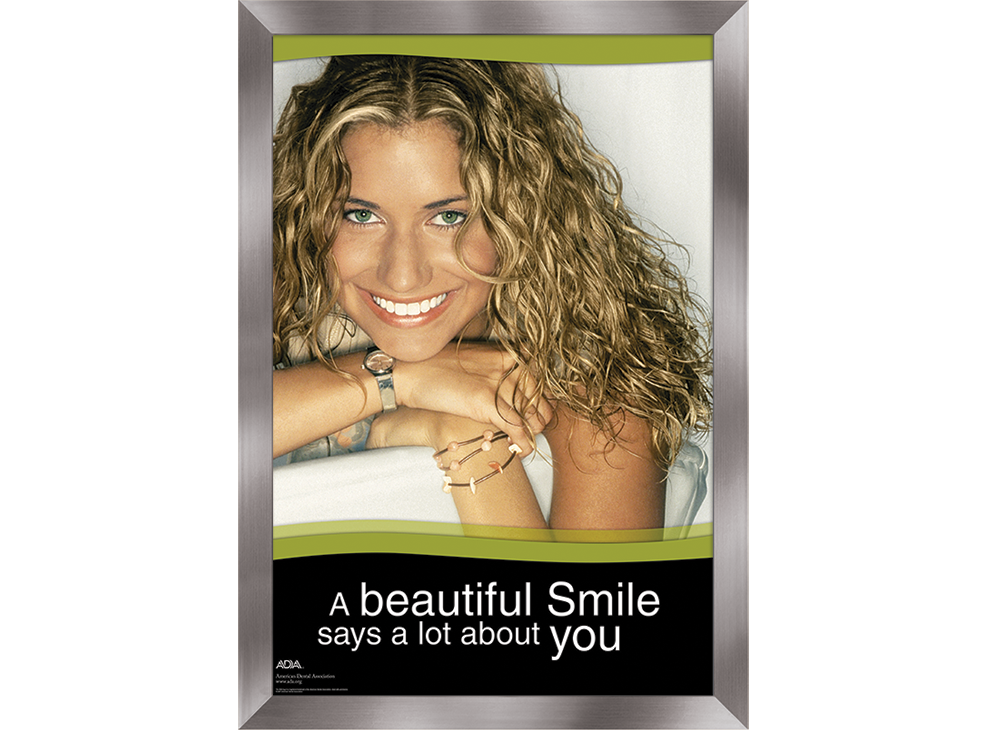 24" x 36" Framed Wall Art, A Beautiful Smile