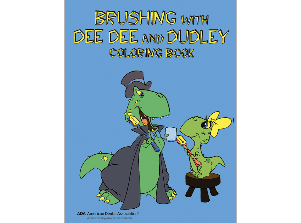 Brushing with Dudley and Dee Dee Coloring Book