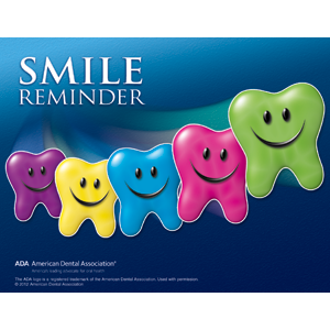 Smiling Teeth Postcard Image 0