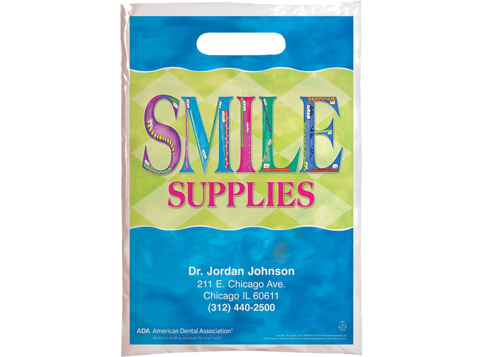 PERSONALIZED: Smile Supplies Large Supply Bag Image 0