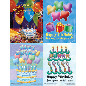 Birthday Laser Card Assortment Image 0