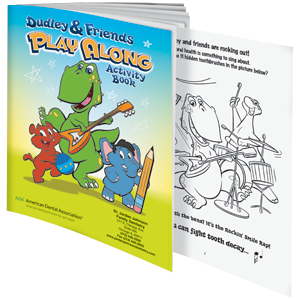 PERSONALIZED Dudley and Friends Play Along Activity Book