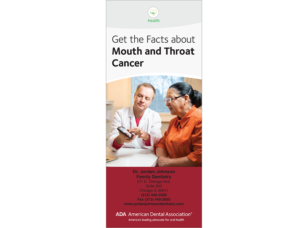 PERSONALIZED Get the Facts About Mouth and Throat Cancer Image 0