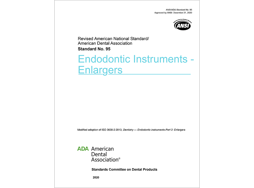 ANSI/ADA Standard No. 95 Endodontic Instruments - E-BOOK Image 0