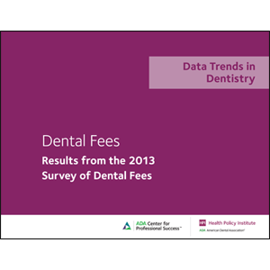 SDF-2013E - 2013 Survey of Dental Fees (Tables in Excel) Image 0