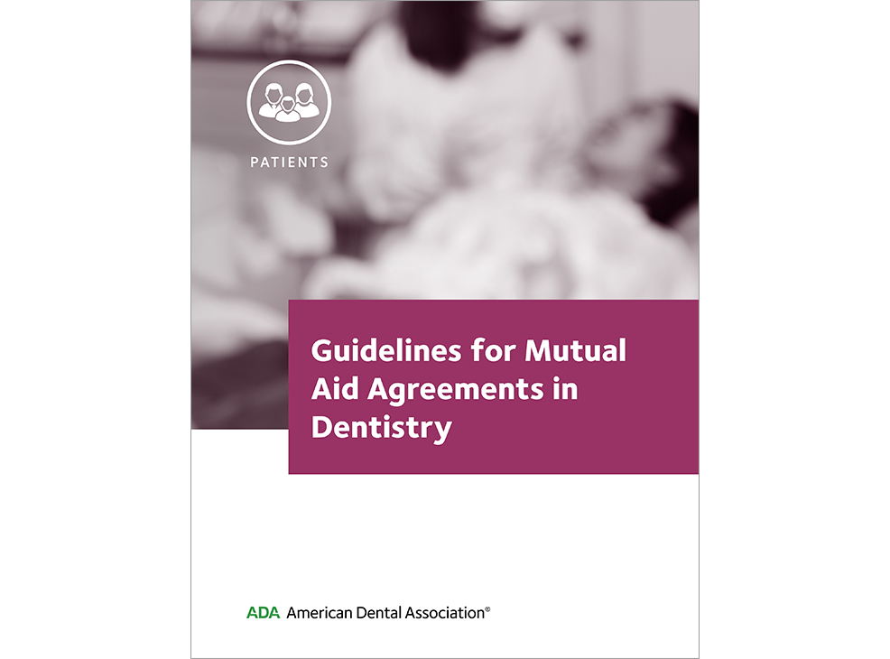 Guidelines for Mutual Aid Agreements in Dentistry Image 0