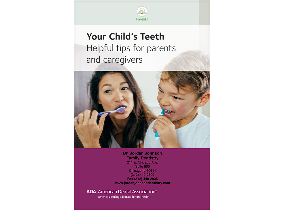 PERSONALIZED Your Child's Teeth Booklet Image 0