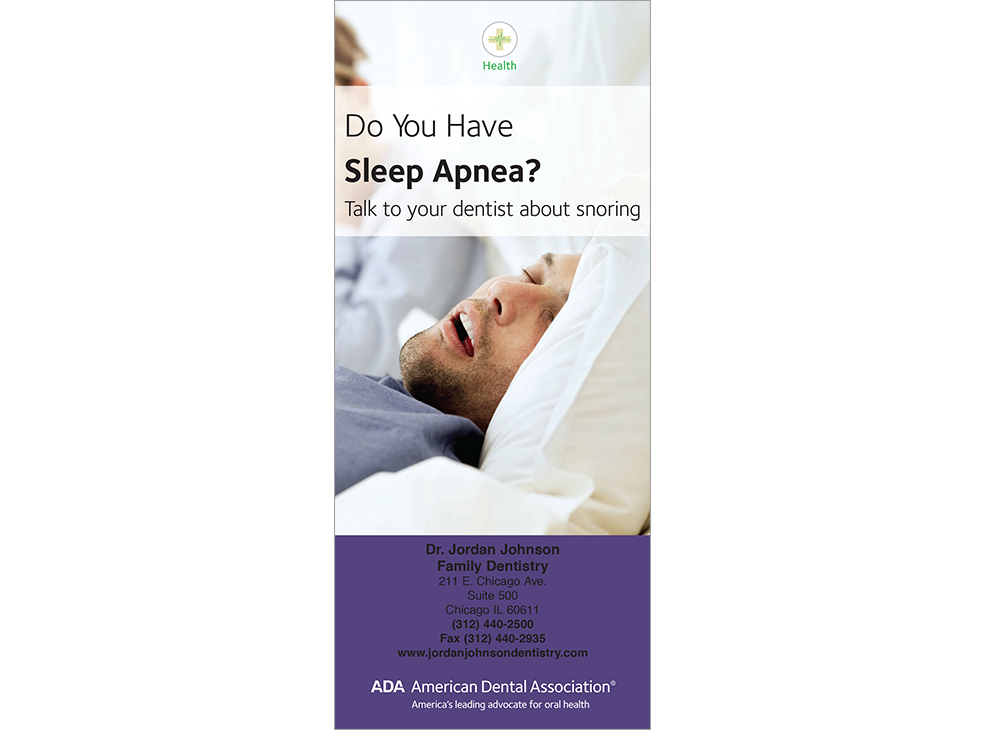 PERSONALIZED Do You Have Sleep Apnea? Talk to your dentist about snoring Image 0