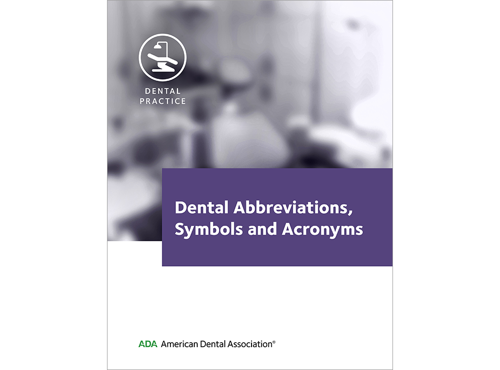 Dental Abbreviations, Symbols, and Acronyms Image 0