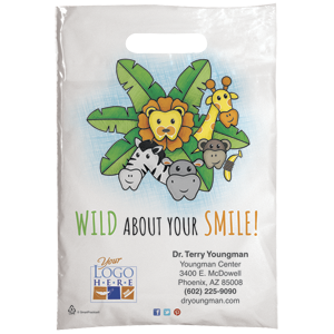 PERSONALIZED: Wild About Your Smile Small Supply Bag Image 0