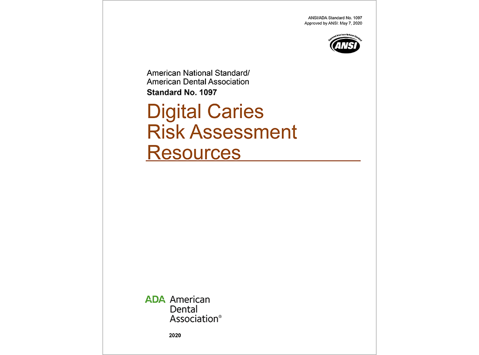 ADA Standard No. 1097 Digital Caries Risk Assessment Resources - E-BOOK Image 0