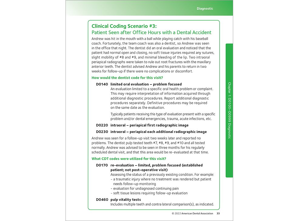 CDT 2022 Coding Companion: Training Guide for the Dental Team Image 1