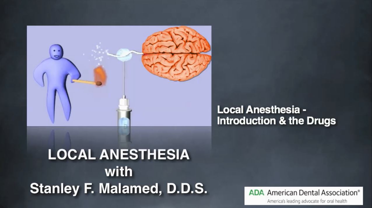 Local Anesthesia Part 1: Introduction & The Drugs