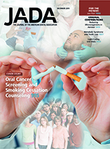 Patient-reported receipt of oral cancer screenings and smoking cessation counseling from US oral health care providers (December 2019 Article 1)