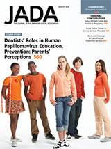 Parent perceptions of dental care providers’ role in human papillomavirus prevention and vaccine advocacy (August 2020 Article 1)