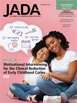 Impact of motivational interviewing on early childhood caries (September 2020 Article 1)