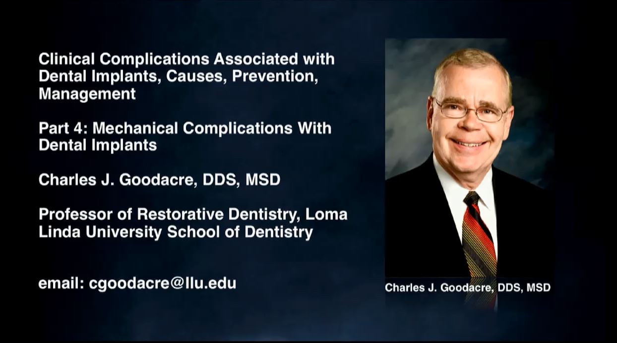 Clinical Complications In Fixed Prosthodontics: Causes, Prevention, and Management, Part 5