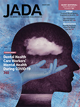 US dental health care workers’ mental health during the COVID-19 pandemic (August 2022 Article 1)