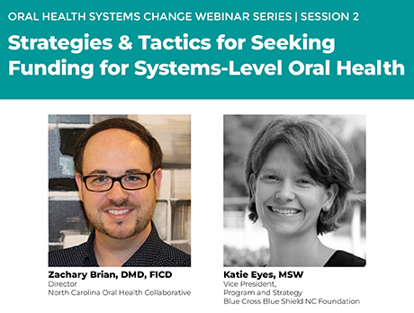 Strategies & Tactics for Seeking Funding for Systems-Level Oral Health (Oral Health Systems Change Webinar Series  Session 2)