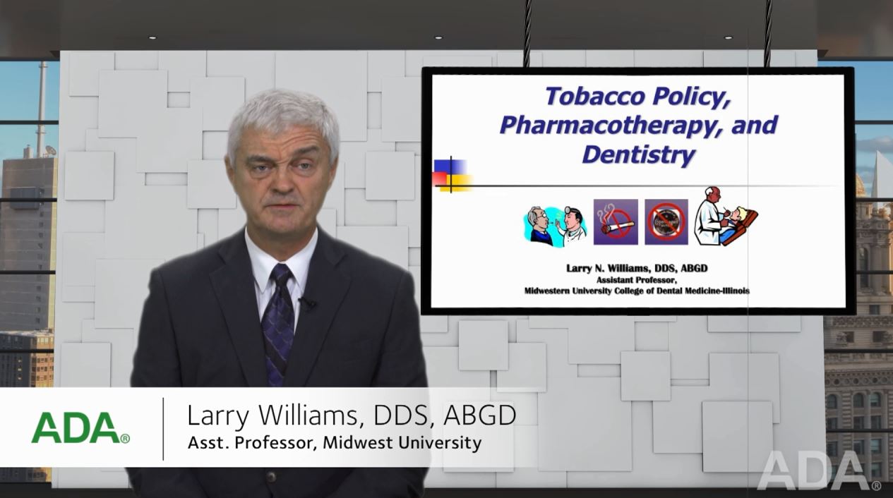 Tobacco Policy, Pharmacotherapy, and Dentistry