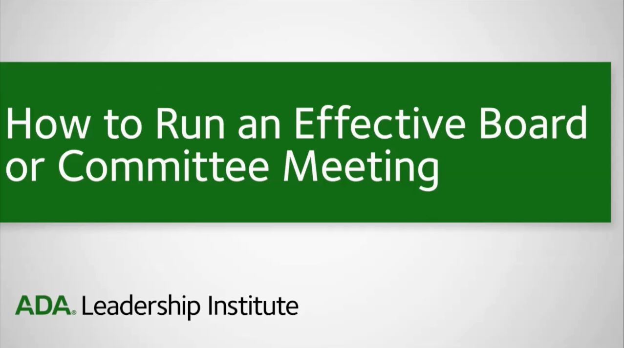 Leadership Institute - Effective Board Governance