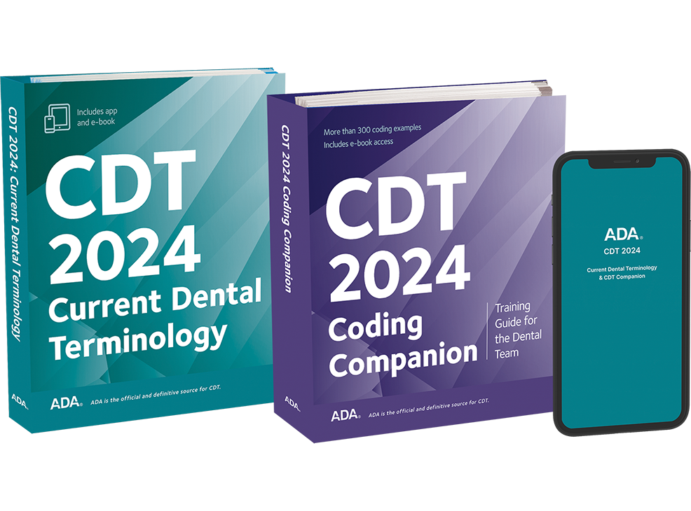 CDT 2024 Dental Procedure Codes BOOK ONLY ADA J024